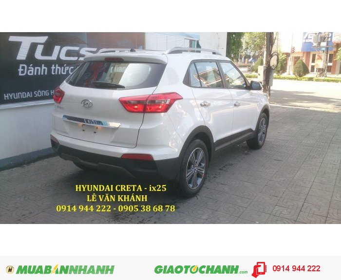 Hyundai Creta - ix25 nhập khẩu Đà Nẵng. Khuyến mãi : 20 triệu và tặng phụ kiện. Hyundai Đà Nẵng