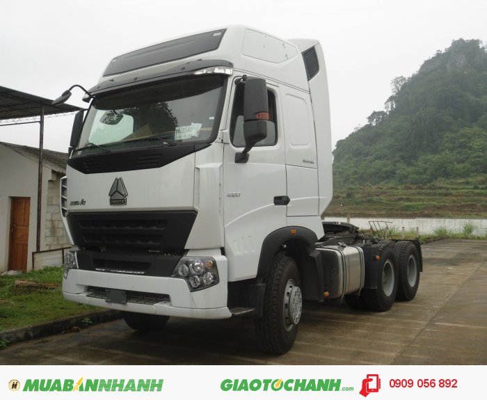 Xe đầu kéo HOWO , cầu man 10 số , giá tốt , 375hp 2 cầu