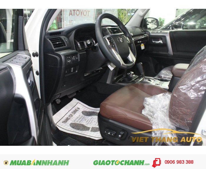 Toyota 4Runner Limited sản xuất 2015 Màu Trắng nội thất Da bò. Nhập khẩu từ Mỹ mới 100 %