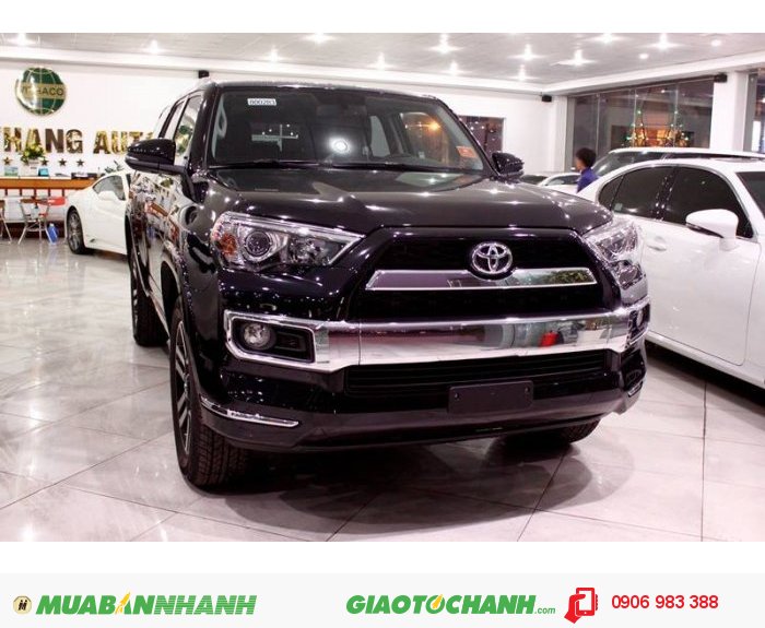 Toyota 4Runner Limited màu đen sản xuất 2015. Nhập khẩu từ Mỹ mới 100 %