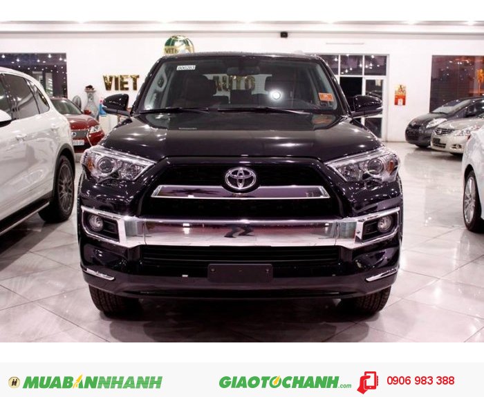 Toyota 4Runner Limited màu đen sản xuất 2015. Nhập khẩu từ Mỹ mới 100 %