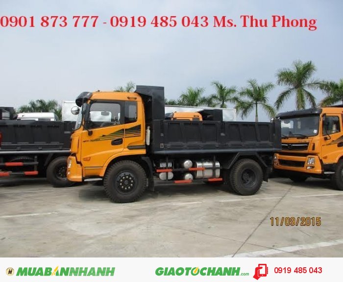 Xe ben Dongfeng Trường Giang, 7T8 , 9T2 , 14T , 2 cầu