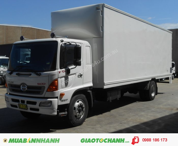 Xe Tải Hino 9.4 Tấn, Xe Tải Hino FG, Thùng Kín Thùng Mui Bạt