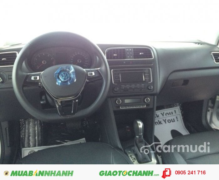 Volkswagen Polo Sedan 1.6L 5MT 2015 màu xanh. Hỗ trợ mua trả góp