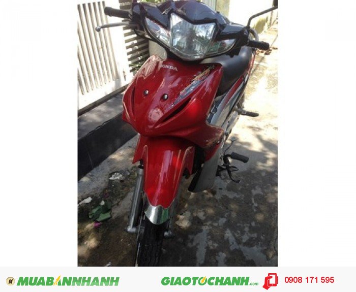 Bán xe Wave RS 110cc, đời cuối 2009 đỏ đen, zin toàn bộ