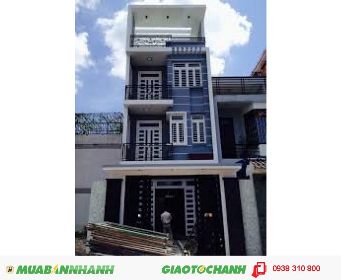 Bán nhà mới Lê Văn Sỹ, P.12, Q.3, Dt 4.35x7.5m, hướng Tây, giá 3.3 tỷ/TL.