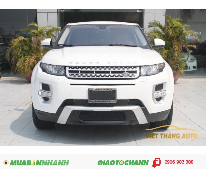 Range Rover Evoque Autobiography 2.0L Màu trắng nội thất da bò, sản xuất 2015 nhâp khẩu Mỹ