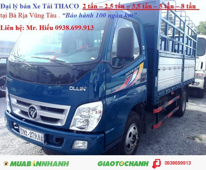 Bán Xe tải 2,5 tấn nâng tải 5 tấn tại Bà Rịa Vũng Tàu