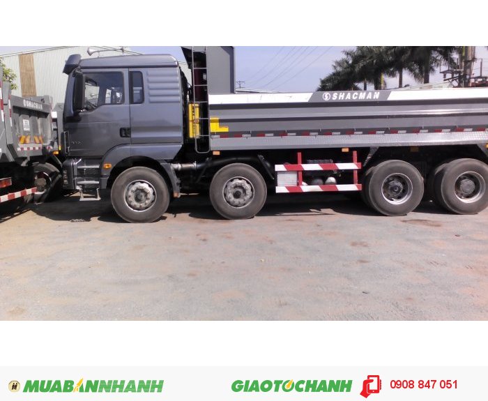 Cung cấp xe ben 4 chân Shacman: Động cơ Weichai,