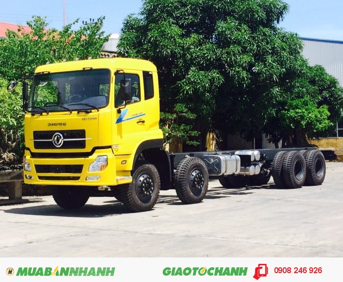 Bán xe tải Dongfeng 4 chân – 19 tấn – C300 thùng mui bạt siêu dài 9,7 mét