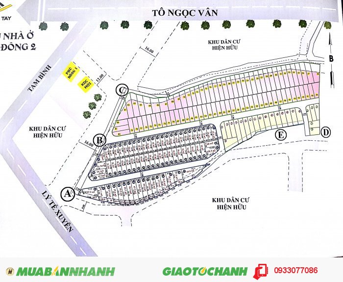 Bán Đất Nền Đường Tam Bình - Thủ Đức Ngay Ngã Ba Đường Tô Ngọc Vân - Tam Bình .sổ Hồng Hiêng - Xd Tự Do