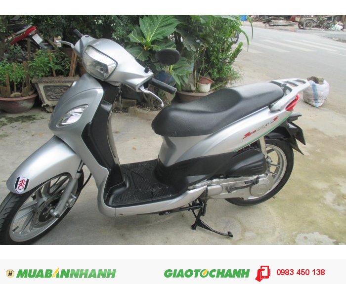 Xe SYM Phony 125cc xe nhập màu bac bstp