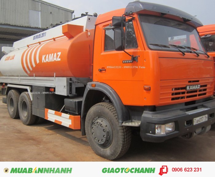 Xe bồn xăng dầu Kamaz 18m3 | Kamaz xăng dầu 18m3 #kamaz