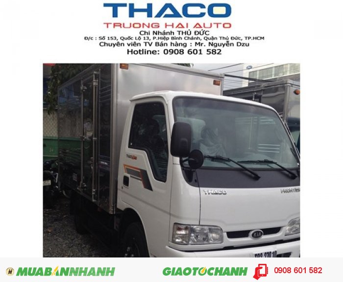 Xe tải 2.3 tấn, 2.4 tấn - Thac Trường Hải