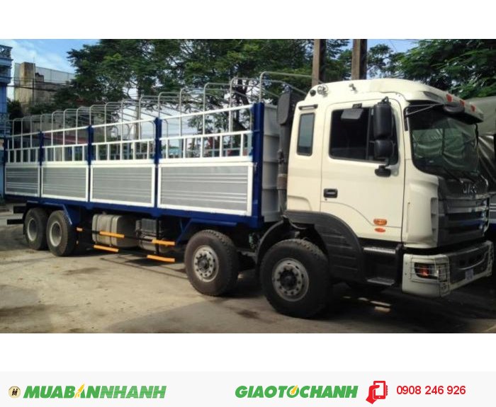 Giá bán xe tải Jac 4 chân 18 tấn (17.99T) thùng mui bạt dài 9m5 mới 100% máy 310HP