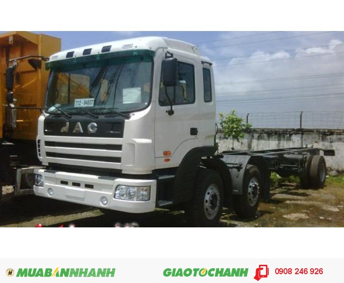 Giá bán xe tải Jac 4 chân 18 tấn (17.99T) thùng mui bạt dài 9m5 mới 100% máy 310HP