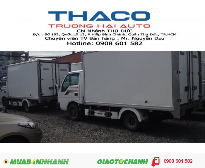 Xe tải KIA 2.3 tấn, 2.4 tấn (2015) - Trường Hải Ô tô