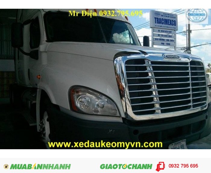 Xe Freightliner , Xe Đầu Kéo Mỹ máy Detroit  DD 15,xe đầu kéo mỹ Cascadia máy DD15