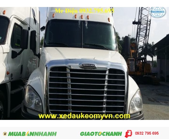 Xe Freightliner , Xe Đầu Kéo Mỹ máy Detroit  DD 15,xe đầu kéo mỹ Cascadia máy DD15