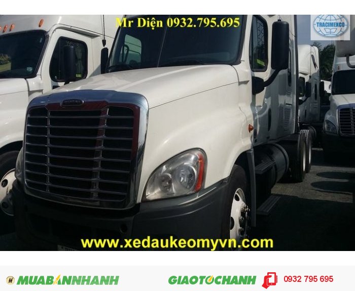 Xe Freightliner , Xe Đầu Kéo Mỹ máy Detroit  DD 15,xe đầu kéo mỹ Cascadia máy DD15