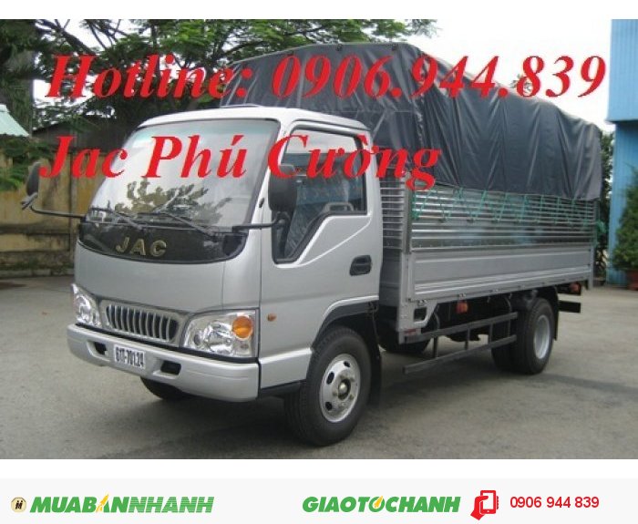 Cửa hàng chuyên bán xe tải Jac 2,4Tấn/giá bán xe tải Jac thùng 2T4