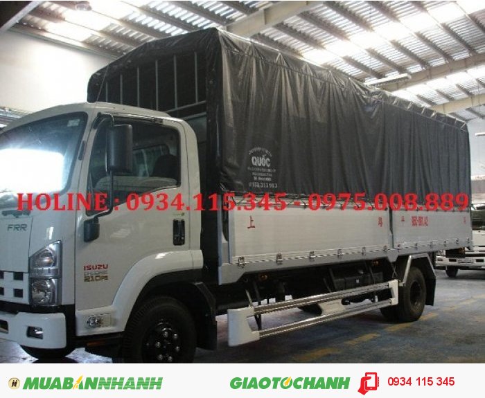Bán xe tải Isuzu 6,2 tấn ( 6t2 ) FRR90N trả góp/ Xe tải isuzu 6 tấn 2 khuyến mãi trước bạ.