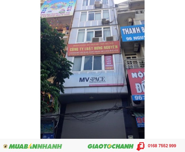 Cho thuê nhà 7 tầng có thang máy phố Nguyễn Chánh, Cầu Giấy,HN, giá rẻ.