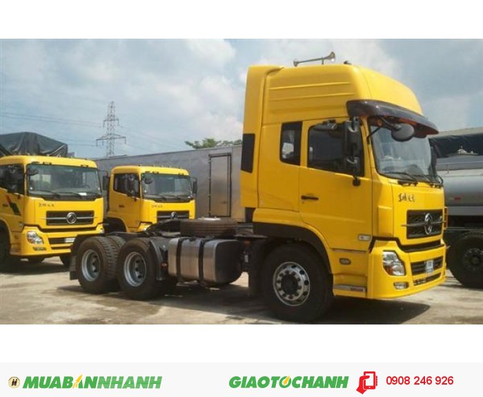 Đầu kéo dongfeng nhập khẩu L375 sức kéo 40 tấn