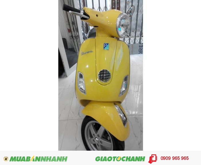 Vespa LX125 i.e ( màu vàng ), đăng ký cuối 2012