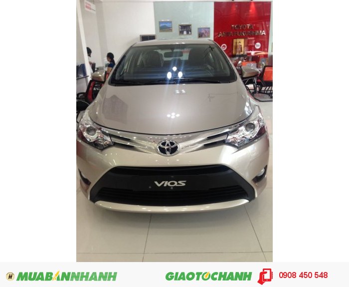 Toyota Vios số tự động màu vàng cát