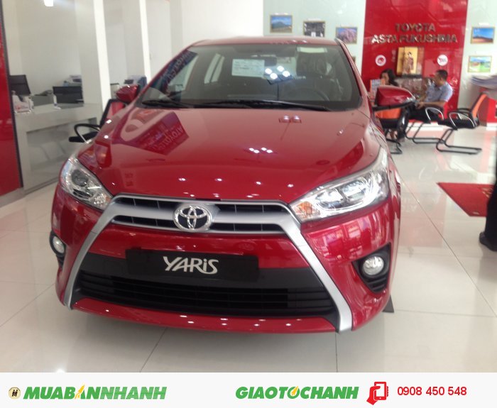 Xe Toyota Yaris nhập Thái Lan màu Đỏ