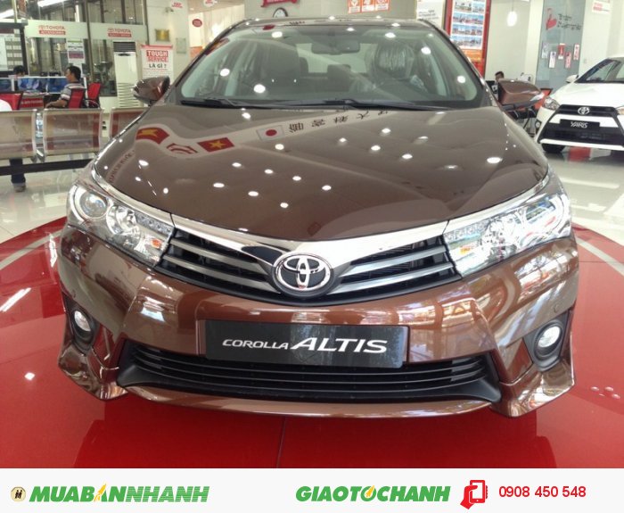 Bán xe Toyota Altis 2015 màu Nâu ánh Đồng