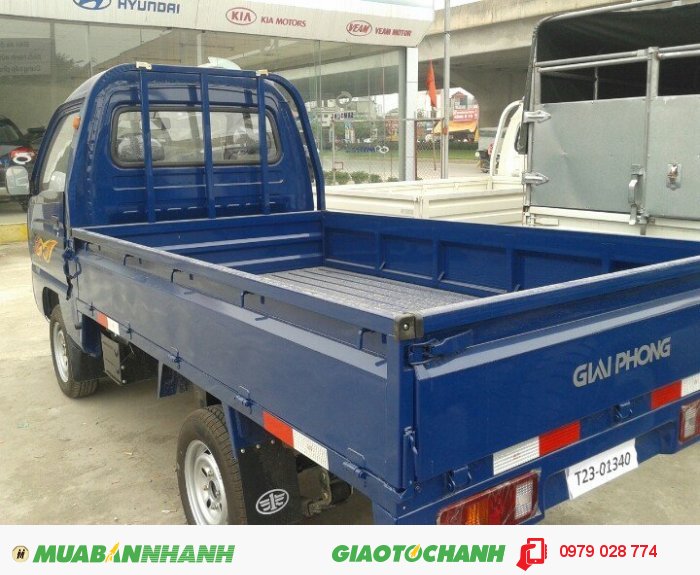 Giá xe tải Giải Phóng 700kg thùng mui bạt, thùng kín, thùng lửng