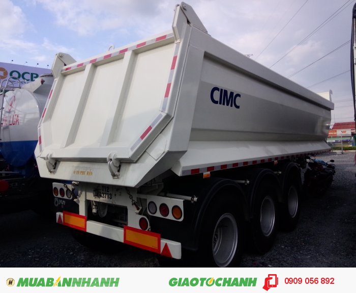 Sơ mi rờ moóc Ben CIMC 24m3/hình ảnh thông số,giá bán CIMC Ben tự đổ.