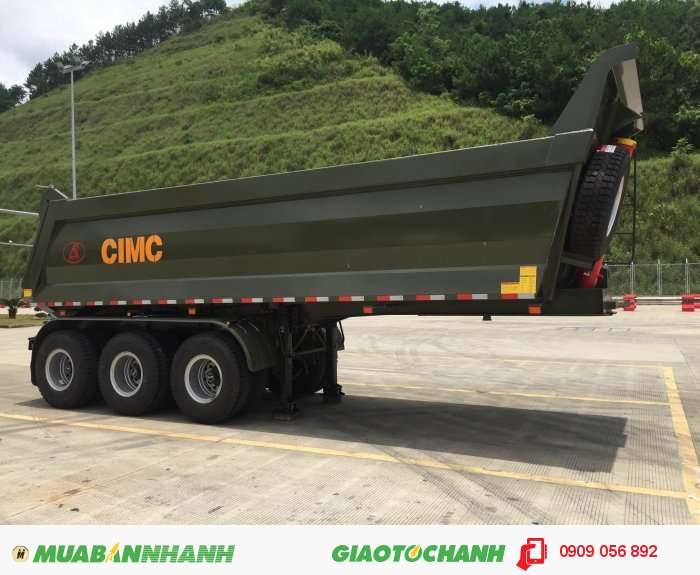 Sơ mi rờ moóc Ben CIMC 24m3/hình ảnh thông số,giá bán CIMC Ben tự đổ.