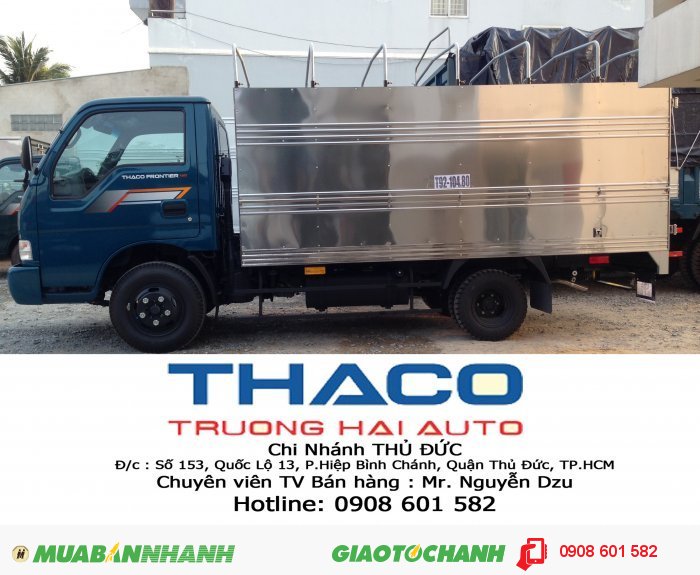 Xe tải KIA 2.4 tấn (K165s) - THACO - Mạnh mẽ, bền bĩ, TK nhiên liệu