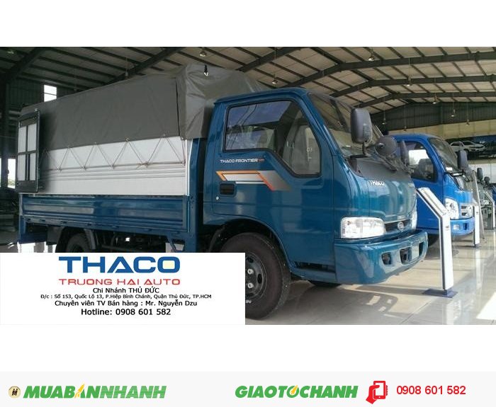 Xe tải KIA 2.4 tấn (K165s) - THACO - Mạnh mẽ, bền bĩ, TK nhiên liệu