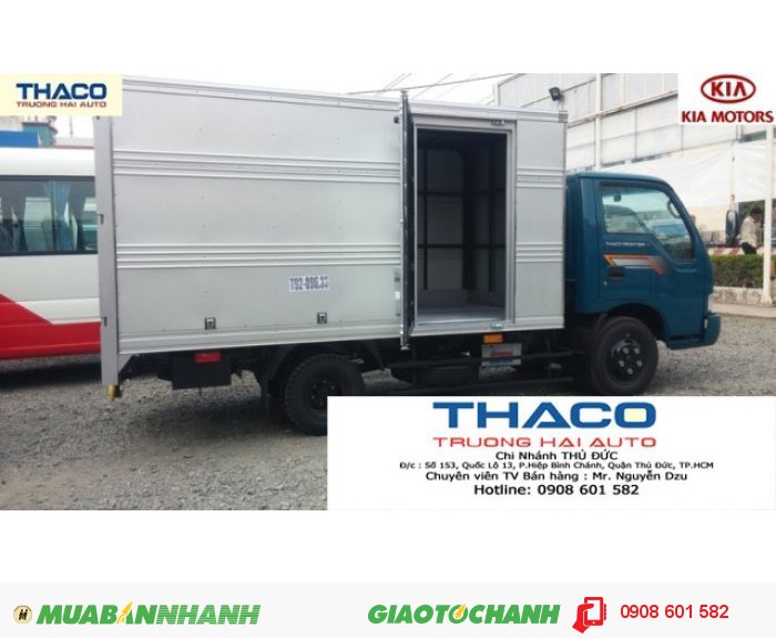 Xe tải KIA 2.4 tấn (K165s) - THACO - Mạnh mẽ, bền bĩ, TK nhiên liệu