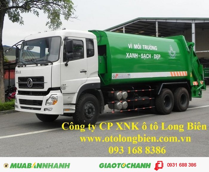 Xe cuốn ép rác, chở rác 6m3, 8-9m3, 12-14m3, 18, 20-22m3 tại Hà Nội 2015, 2016