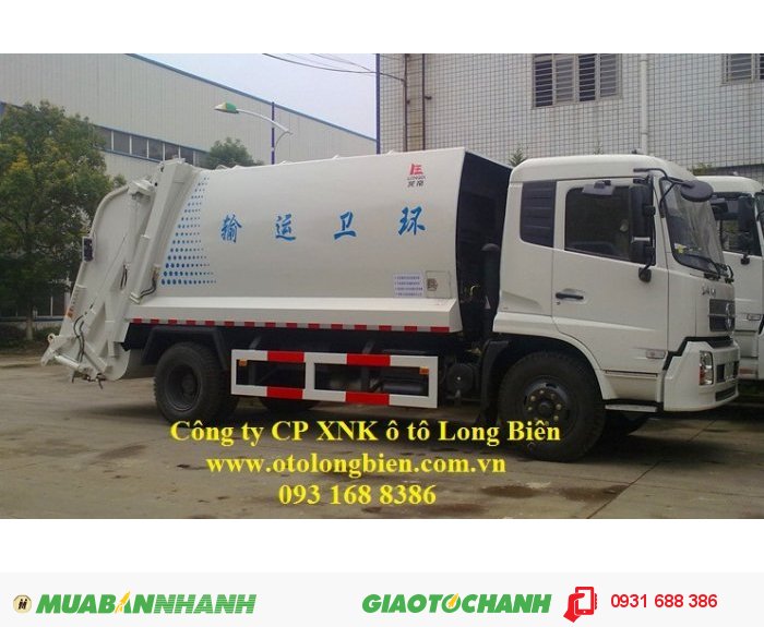 Xe cuốn ép rác, chở rác 6m3, 8-9m3, 12-14m3, 18, 20-22m3 tại Hà Nội 2015, 2016