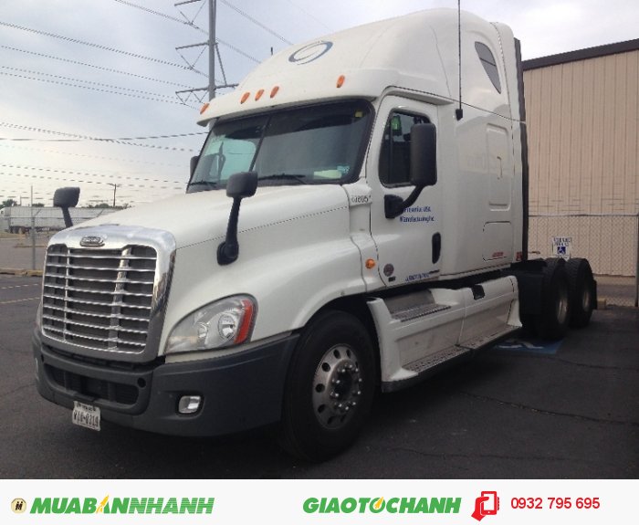 Đại Lý Xe Đầu Kéo Mỹ, xe Freightliner Máy Detroit Dd15, xe đầu kéo Freightliner 2 giường cascadia,