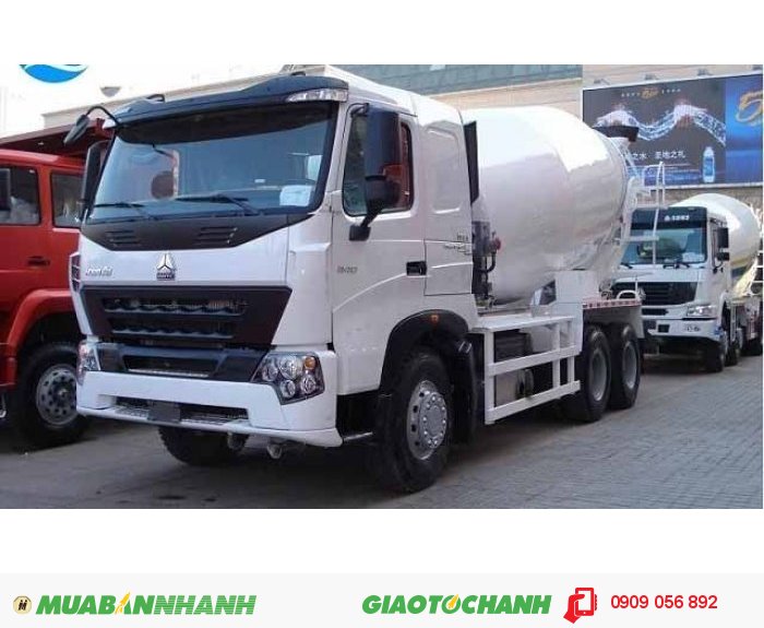Bồn trộn bê tông howo 9-10 khối giá ưu đãi cạnh tranh.