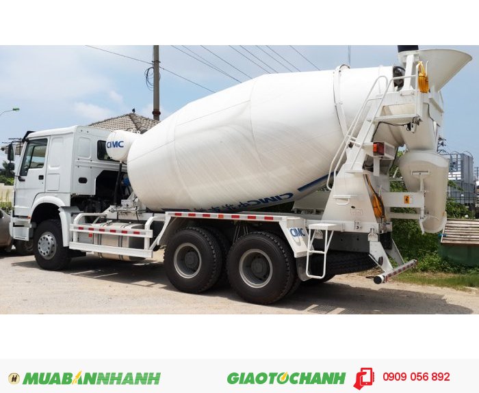 Bồn trộn bê tông howo 9-10 khối giá ưu đãi cạnh tranh.