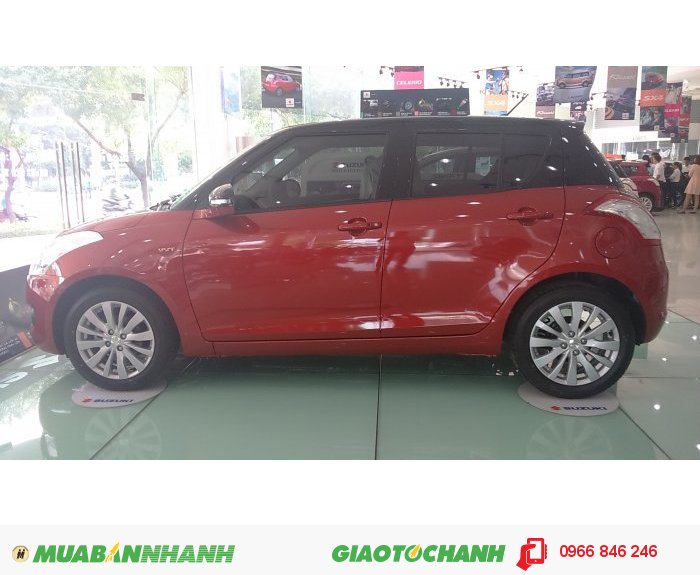 Suzuki Swift 2016 Phiên Bản Cam nhẹ Nóc Đen ,thể hiện sự huyền bí.