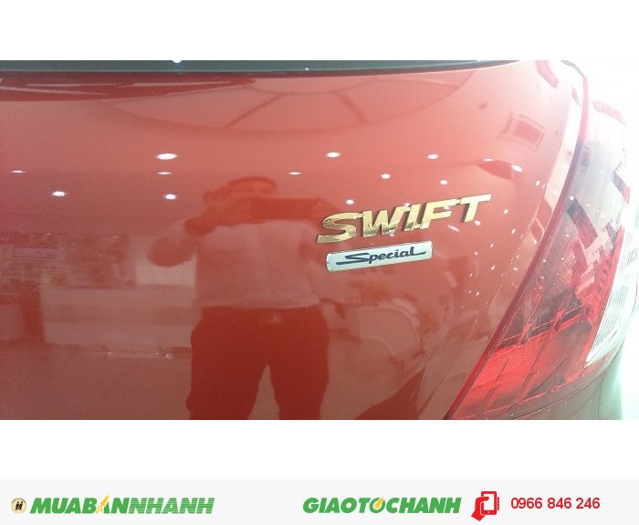 Suzuki Swift 2016 Phiên Bản Cam nhẹ Nóc Đen ,thể hiện sự huyền bí.