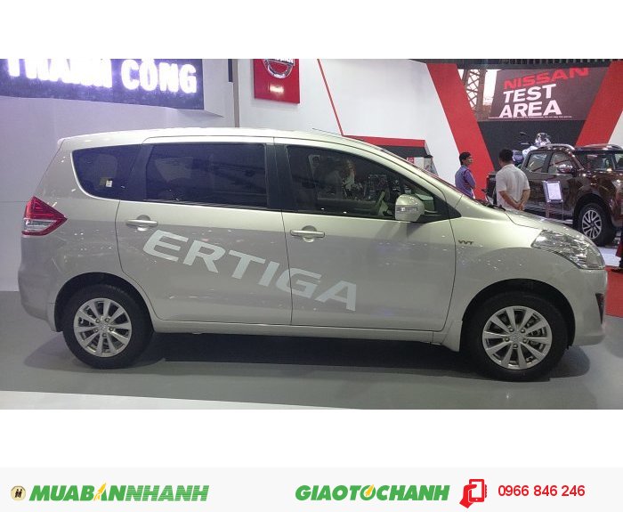 Suzuki Ertiga 2015 màu bạc giá tốt,chỉ còn 1 chiếc 599 triệu