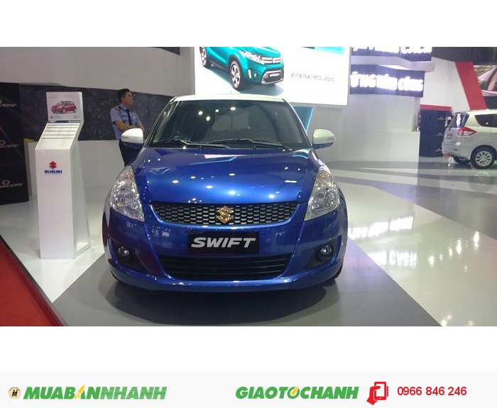 Suzuki Swift phiên bản đặc biệt Xanh Nóc Trắng giá 549tr, hình ảnh Suzuki Swift 2015