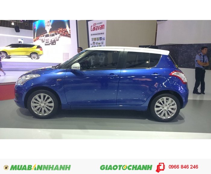 Suzuki Swift phiên bản đặc biệt Xanh Nóc Trắng giá 549tr, hình ảnh Suzuki Swift 2015