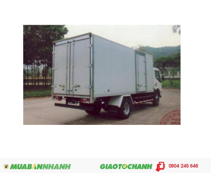 Xe Tải Veam Vt651 Thùng Kín, 6490Kg,động Cơ Nissan