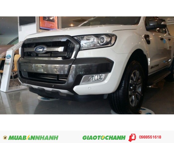 Ford Ranger Wildtrak 3.2 màu trắng có xe giao luôn giá 850 triệu